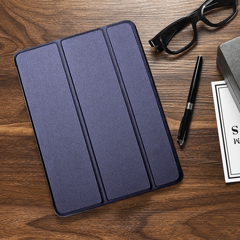 Protectores para Tablet  para Apple  iPad Mini 5 Funda flip cover tri-fold Azul